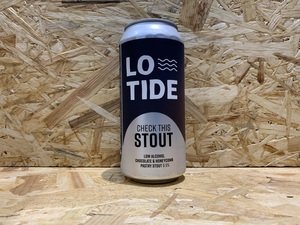Lowtide Brewing Co // Check This Stout // 0.5% // 440ml